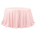 Аренда розовой скатерти на круглый стол 180 см-2
