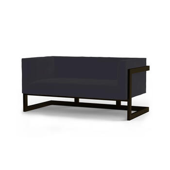 Двухместный диван Mendoza черного цвета
